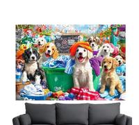 Puzzle Per Adulti A Tema Animali Rilassante Con Design Di Lavanderia A Tema