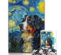 Puzzle per adulti a tema Bovaro del Bernese, 1000 pezzi, difficile da completare ma divertente e umoristico, regalo di compleanno, regalo, decorazione murale 38x26cm