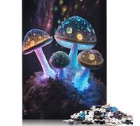 Puzzle per adulti a tema fungo magico cosmico, 1500 pezzi, in legno riciclato al 100%, per ragazzi e ragazze, 1500 pezzi (85x57 cm)