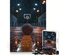 Puzzle per adulti a tema nostalgia del basket, 1000 pezzi, stimolante per la memoria, ideale per il relax e il benessere Un'esperienza natalizia gratificante (38x26cm)