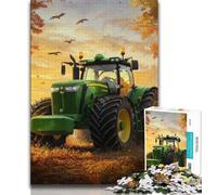 Puzzle per adulti a tema trattore, 1000 pezzi, aiuta il cervello a esercitare i giocattoli avvincenti per coltivare la pazienza, gioco di sfida unico (50x75cm)
