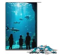 Puzzle per adulti Acquario 1000 pezzi Puzzle in legno per bambini dai 12 anni in su Gioco impegnativo 1000 pezzi (38x26 cm)