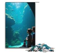 Puzzle per adulti Acquario Puzzle in legno da 1000 pezzi per bambini dai 12 anni in su Giocattoli educativi 1000 pezzi (38x26 cm)
