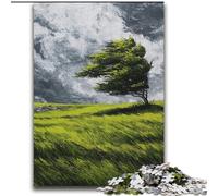 Puzzle per adulti "Alberi sulla prateria" 2000 pezzi, modelli da assemblare, ideali come regalo per tutta la famiglia, adatti per bambini di età compresa tra 14 e 70 anni (70x100cm)