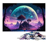 Puzzle per adulti Alien Planet 1000 pezzi, puzzle per adulti impegnativo fai da te rompicapo, gioco perfetto per famiglie o regalo decorativo 50x75CM / 19,68x29,52 pollici