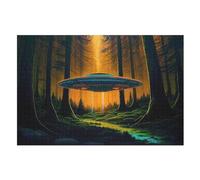 Puzzle Per Adulti Alien Spaceship 1000 Pezzi Puzzles Giochi Giocattoli Educativi Per Bambini 12+ E Adulti （75×50cm）