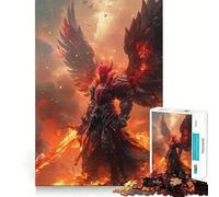 Puzzle per adulti "Angelo della Desolazione" da 1000 pezzi,gioco stimolante per la mente,taglio laser di alta qualità,rilassante,per attività di gruppo al chiuso (50x75cm)