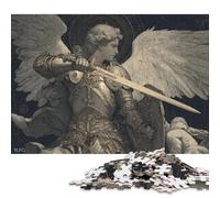 Puzzle per adulti Angelo della giustizia Puzzle in legno per adolescenti Regali Decorazione per la casa Puzzle Giocattoli 1000 pezzi (75x50 cm)