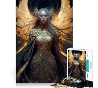 Puzzle per adulti "Angelo delle Tenebre" da 1000 pezzi,gioco di memoria,taglio di alta precisione,attività creativa per momenti di tranquillità ed esercizio mentale a casa (38x26cm)