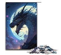 Puzzle per adulti Anime Art Dragon 1000 pezzi Puzzle di carta per adulti e bambini dai 14 anni in su 1000 pezzi (38x26 cm)
