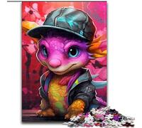 Puzzle per adulti Art Baby Dragon Puzzle per adulti dimensioni: 38x26cm per amanti dei viaggi e coppie, giocattolo stimolante