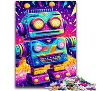 Puzzle per adulti Art Robot Aiuta il cervello a esercitare Giocattoli avvincenti per coltivare la pazienza Adatto alle coppie 26x38cm