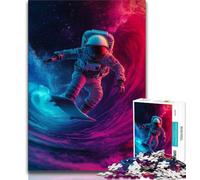 Puzzle per adulti Astronauta che naviga nello spazio Puzzle da 1000 pezzi giocattoli giochi educativi antistress regali unici per compleanni e compleanni 26x38cm