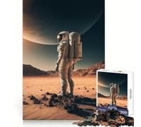 Puzzle per adulti Astronauta su un nuovo pianeta da 1000 pezzi, sfida mentale, divertimento tranquillo, taglio preciso, (38x26cm)