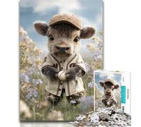 Puzzle per adulti Baby Buffalo 1000 pezzi Puzzle per adolescenti e adulti, giochi educativi Decorazione per la casa Offerta come regalo per tutta la famiglia 26x38cm