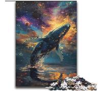 Puzzle per adulti "Balena che salta", 2000 pezzi, per età 14+, gioco, decorazione da parete, regali unici per compleanno e Natale (70x100cm)
