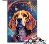 Puzzle per adulti Beagle Dog In The Galaxy Puzzle impossibili per adulti dimensioni 26x38cm Perfetti per adolescenti e collezionisti, ideali come decorazione per la casa e regalo da viaggio