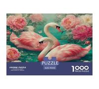 Puzzle Per Adulti - Beautiful Swan, Rilassamento E Intelligence, Artistic Animals, Decorazione Della Famiglia, Per Amore E Amico 70x50cm/1000pcs