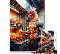 Puzzle per adulti Big Reds BBQ Bash, 1000 pezzi, esercizio mentale, relax, taglio preciso, regalo per le vacanze (50x75cm)