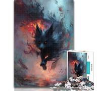 Puzzle per adulti Black Fox 1000 pezzi Puzzle per adolescenti, giocattoli Giochi educativi Antistress Migliora l'amore tra coppie 50x75cm