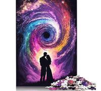 Puzzle per adulti "Black Hole Romance" da 1000 pezzi, giochi stimolanti per famiglie, puzzle per bambini dai 12 anni in su, 1000 pezzi (75x50 cm)