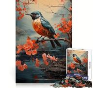Puzzle per adulti Blue Bird Spring da 1000 pezzi, per lo sviluppo cognitivo, leggero e divertente, con bordi affilati, ideale come regalo di Natale (50x75cm)