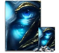 Puzzle per adulti Blue Eye of Destiny 1000 pezzi Puzzle in legno Decorazione per la casa colorata Gioco interattivo per famiglie 1000 pezzi (75x50 cm)