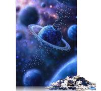 Puzzle per adulti "Blueberry Planet Dream" da incastrare perfettamente, fantastici puzzle per adulti, per adolescenti, 1000 pezzi (75x50 cm)
