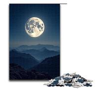 Puzzle per adulti Bright Moon Over A Thousand Miles Puzzle in legno da 1000 pezzi per giochi di famiglia 1000 pezzi (75x50 cm)