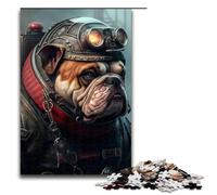 Puzzle per adulti Bulldog 1000 pezzi Puzzle in legno per giochi di famiglia 1000 pezzi (75x50 cm)
