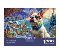 Puzzle Per Adulti - Bulldog, Rilassamento E Intelligence, City Street Vivid Art, Per Adulti E Ragazzi, Un Puzzle Impegnativo 70x50cm/1000pcs