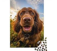 Puzzle per adulti Cane pastorale Puzzle di carta 1000 pezzi Puzzle rettangolare creativo Gioco rompicapo 1000 pezzi (38x26 cm)