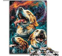 Puzzle per adulti "Cani nello spazio", 1000 pezzi, collezione di artisti di giochi intellettuali e giocattoli, belle arti (dimensioni 50x75cm)