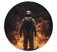 Puzzle per adulti "Catastrofe astronauta", 1000 pezzi, attività educativa per lo sviluppo delle abilità cognitive (dimensioni 67,5x67,5 cm)