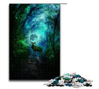 Puzzle per adulti Cervo nella foresta Puzzle in legno da 1000 pezzi per giochi di famiglia 1000 pezzi