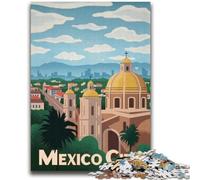 Puzzle per adulti Città del Messico 2000 pezzi, arte interessante, riduzione dello stress, lista dei desideri con Babbo Natale per età 14 anni 2000 pezzi (70x100cm)