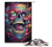 Puzzle per adulti colorato fantasy demone 1000 pezzi ottimo regalo adatto per adolescenti dai 14 anni in su 1000 pezzi (38x26 cm)