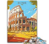 Puzzle per adulti Colosseo Roma Italia 2000 pezzi, gioco stimolante e gioco educativo per famiglie per compleanni, Natale 2000 pezzi (70x100cm)