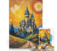 Puzzle per adulti con 1000 castelli fantastici, giochi divertenti, rilassanti e stimolanti per la mente, ideali per rafforzare l'amore di coppia 38x26cm