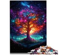 Puzzle per adulti con 1000 pezzi albero della saggezza colorato gioco di famiglia per 26 x 38 cm, ottimo regalo per tutta la famiglia per adolescenti dai 14 anni in su