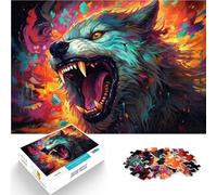 Puzzle per adulti con 1000 pezzi "Bad Wolf" compito di pensiero per 50 x 75 cm, ogni pezzo è unico, gioco di famiglia sofisticato per adolescenti dai 14 anni in su