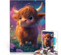 Puzzle per adulti con 1000 pezzi carino yak bambino divertente con tutta la famiglia impegnativa ma divertente e divertente adolescente dai 14 anni in su, 26 x 38 cm