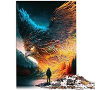 Puzzle per adulti con 1000 pezzi di aquila reale, sfida educativa tutta la famiglia, per adolescenti dai 14 anni in su, 26 x 38 cm