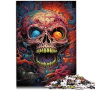 Puzzle per adulti con 1000 pezzi di demone fantasy colorato, taglio preciso, puzzle 26 x 38 cm, regalo di compleanno, arte da parete per bambini dai 14 anni in su