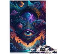 Puzzle per adulti con 1000 pezzi di incredibile opera d'arte puzzle con parti completamente intrecciate a caso, per adolescenti dai 14 anni in su, 26 x 38 cm