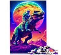 Puzzle per adulti con 1000 pezzi di incredibili dinosauri per divertimento in famiglia, 26 x 38 cm, adatto come decorazione da scrivania per adolescenti dai 14 anni in su