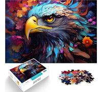 Puzzle per adulti con 1000 pezzi di pittura colorata aquila gioco di pensiero 50 x 75 cm rafforza l'amore tra coppie per adolescenti dai 14 anni in su