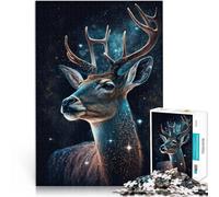 Puzzle per adulti con 1000 pezzi Galaxy Deer puzzle impossibile 26 x 38 cm gioco di famiglia per alleviare lo stress difficile sfida per bambini di 14 anni