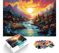Puzzle per adulti con 1000 pezzi, gioco di pensiero paesaggistico, tutta la famiglia, per adolescenti dai 14 anni in su, 26 x 38 cm