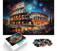 Puzzle per adulti con 1000 pezzi il Colosseo divertente per tutta la famiglia 26 x 38 cm, decorazione per la casa unica e regali adatti per adolescenti dai 14 anni in su
